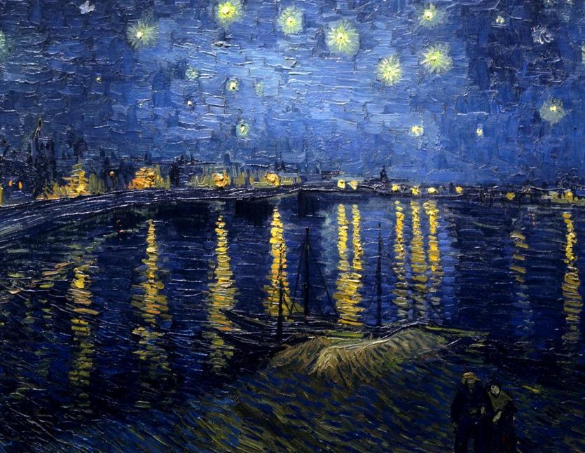 Vincent Van Gogh, Starry Night Over the Rhone, 1888. Oil on canvas.