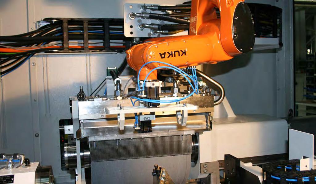 Highly productive machining solutions 11 Your advantages Very short cycle times Integrated KUKA loading robot Integrated interface for machine control For especially high-performance applications, a