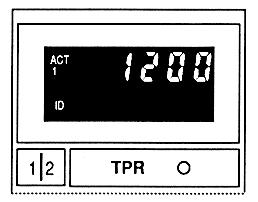 CD-422B Display In normal operation, the upper display is the transponder code. It is selected either by the CODE SELECT knobs or by setting the FUNCTION SELECTOR to VFR.