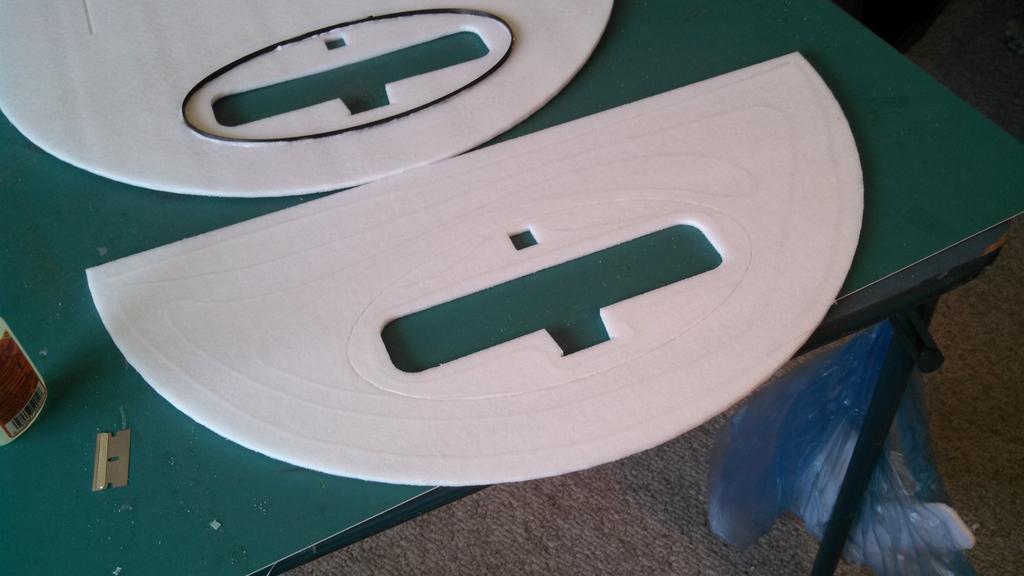 Step 1 - Saucer Assembly 1. 2. 3. 4. Cut out all pieces and remove internal cutouts. Make sure you remove the entire tab. Cut a 30 Long piece of.032 x.