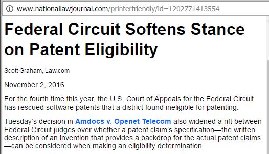 Recent News in US Possible Shift Back to Stronger Patents,