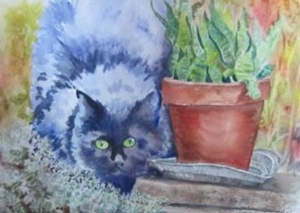 The Banner Painting Here is Kalee, a painting by Linda Addicott. Linda loves to paint animals and subjects reminiscent of the past.