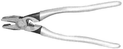 Pliers Lineman: The most common tool used by the electrician.