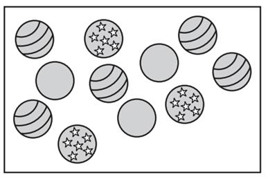Example 7: Use the box below to answer the following questions. Assume a ball is chosen at random. A. B. C. D. E.