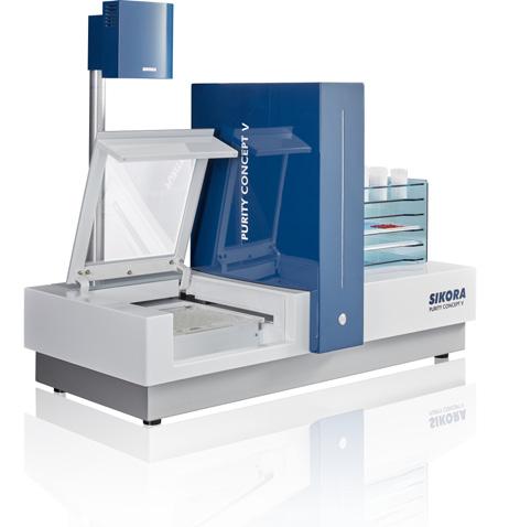 Typical features PURITY SCANNER ADVANCED - 100 % inspection and automatic sorting of plastic pellets - Inspection by X-ray and optical cameras - Detection of metallic and organic contamination as