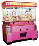 1982 Began sales and marketing of pachislot machines. 1985 Launched Hang On, the world s first force feedback game. Launched UFO Catcher.