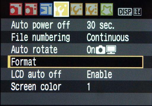 Activate menus Navigate to FORMAT option 1 CAMERA BASICS Buttons and