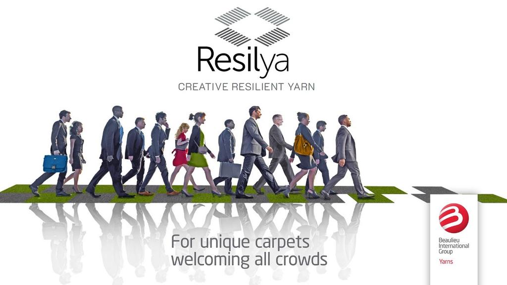 Caption: Resilya Creative resilient yarn (Photo: Beaulieu International Group) Caption: Resilya new durable, resilient and