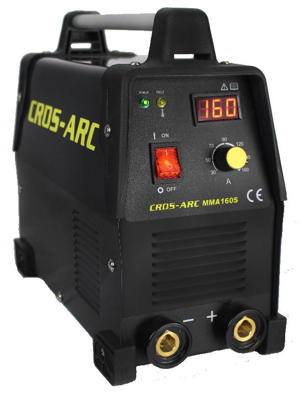 MMA MMA MMA 160S The CROS- ARC MMA 160S is a 230V DC latest technology inverter based power source incorporating electronic amperage control and digital amp meter.