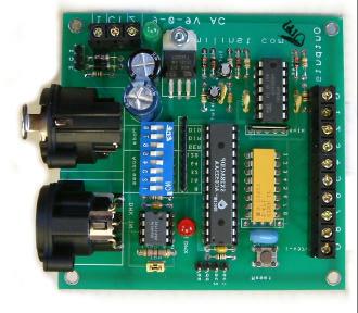 MILFORD INSTRUMENTS Limited DMX Receiver (#1-497) Rev1.5 09/01/2007 The DMX receiver module is designed to provide 8 consecutive channels of output from a standard DMX protocol input signal.