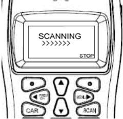 OPERATING THE SCANNER MANUAL SCANNING You can manually scan channels in your