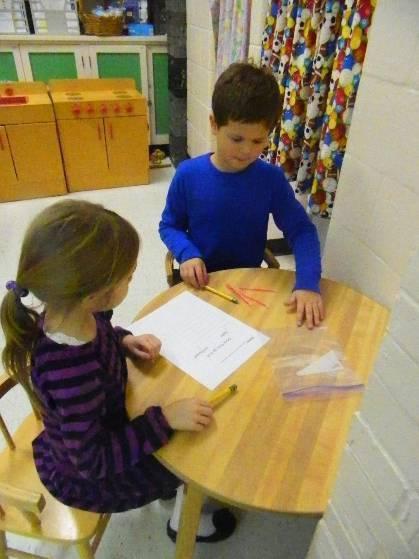 December Everyday Math Stations Same or Different: Students