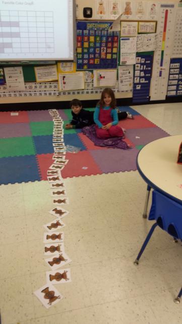 the gingerbread ten frames in order adding the