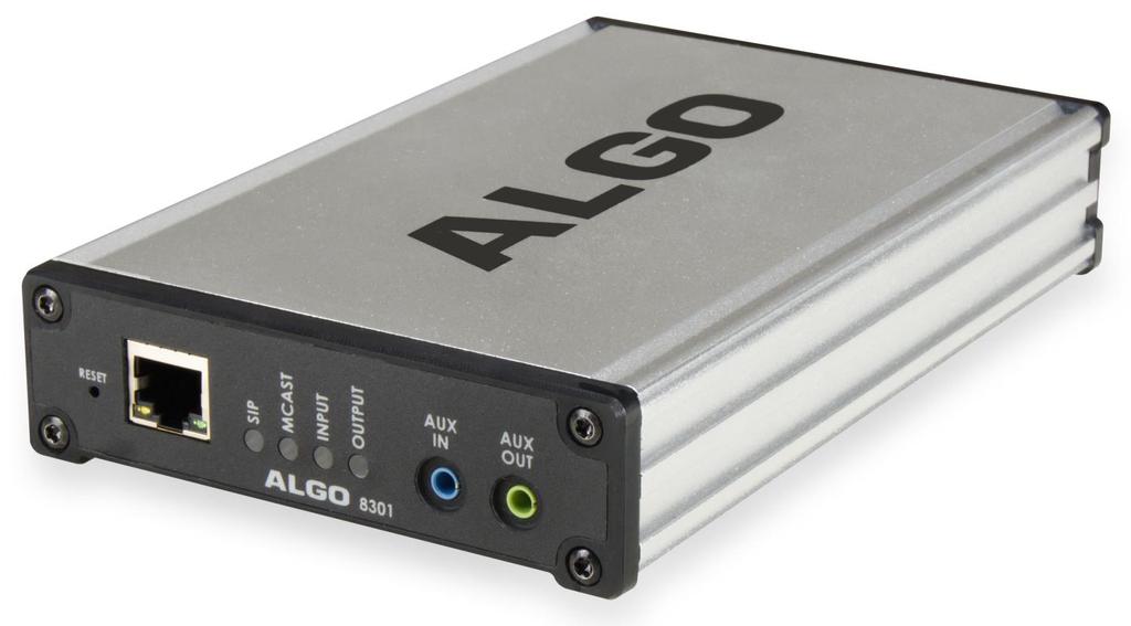 Paging Adapter Amplifier Integration Guide Algo Support,