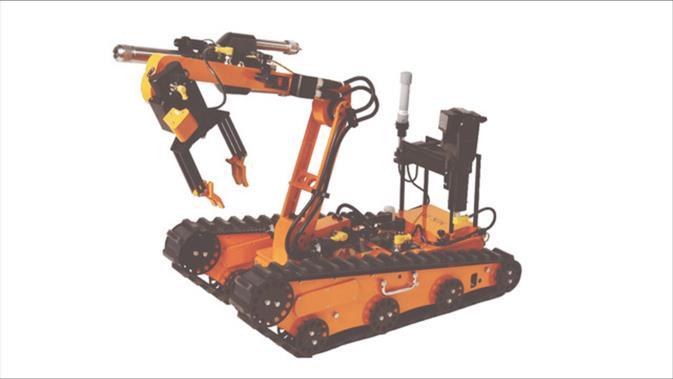 Vanguard MK2 Remotely Operated Vehicle (ROV) Telescopic and articulated arm with 6 axes of movement Speed: Weight: 115 lbs Ascends / descends stairs (with practice)