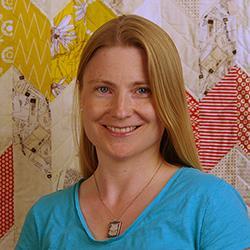 Amy Friend is a former museum curator who currently spends her days designing patterns, quilting and sewing. Paper piecing, as well as modern quilt design, bring her the most joy.