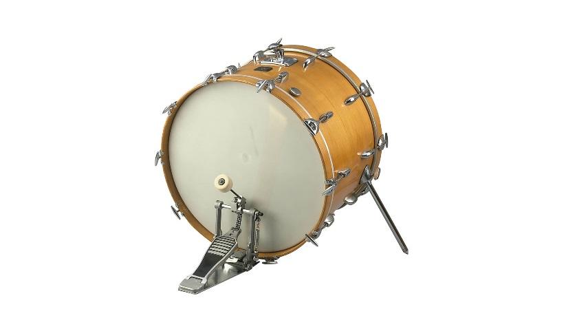 Bass Drum This has a low pitch sound made