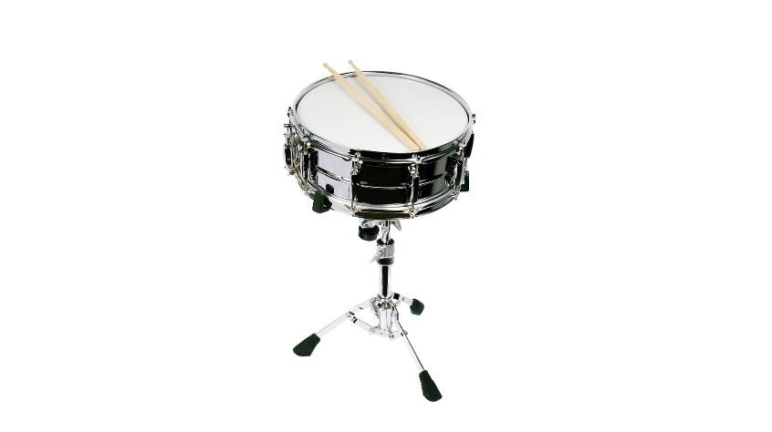 Snare: This drum creates a loud crack made