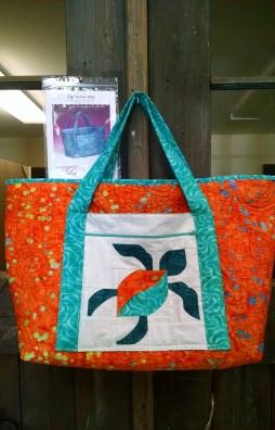 to use as a diaper bag, carry-on, beach bag or a briefcase! Finished size is 15"H x 21"W x 7"D.