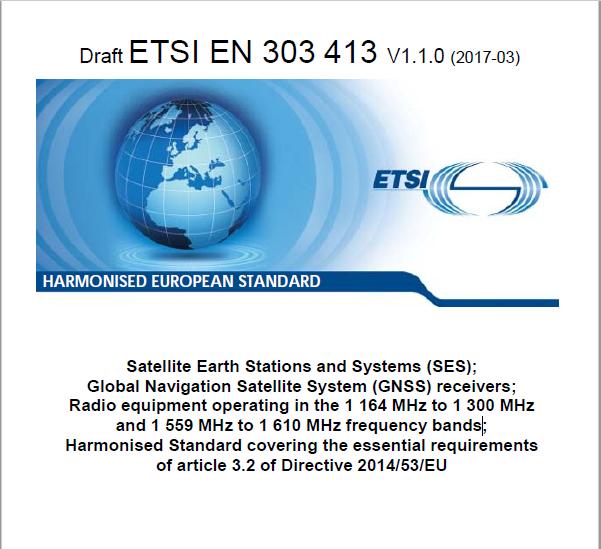 ETSI EN 303 413 What does the standard include?