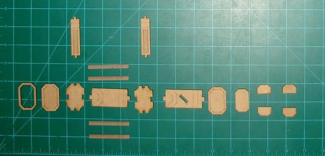 Engine Assembly 1/ Glue pieces together as show NOTE: There is a left and