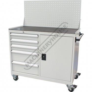 WTC-1450 - Industrial Mobile Tooling Cabinet Workstation 1170 x 580 x 1450mm 100kg per Drawer Ex GST Inc GST $1,050.00 $1,155.00 ORDER CODE: MODEL: T773 WTC-1450 Number of Drawers (No.