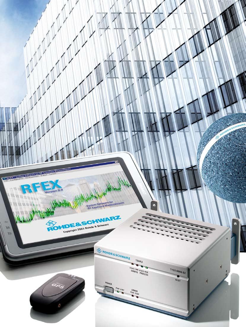 EMF measurements with TSMU-H and RFEX software For electromagnetic field (EMF) measurements, the TSMU H is used in combination with the EMF Measurement System TS-EMF, implementing the RFEX software.
