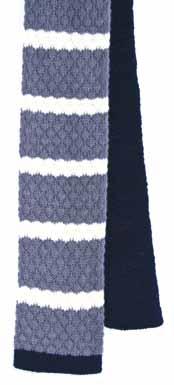 Wool Marine Border Knit