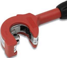 Innovative ratchet pipe cutter with a worldwide patent and ratchet mechanism allows you to cut a pipe without having o completely