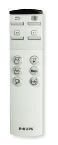 Handheld Remote Control The remote control unit is a handheld infrared keypad used to control the main image handling functions.