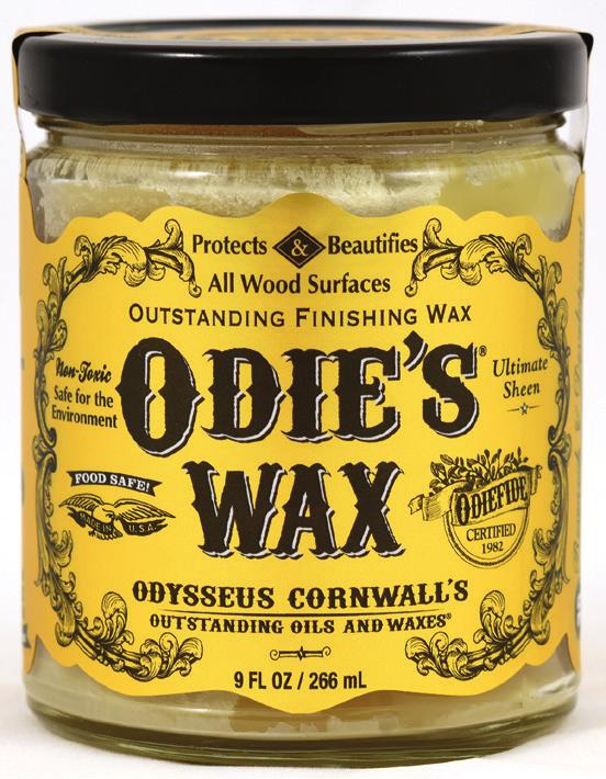 without dyes or stains Antiques and increases contrast on light woods Stabilizes Wet Wood INSTRUCTIONS: Rub into wood and allow at least 45 minutes to set up. Buff off. Allow O.D.B. to dry for 3 days before use.