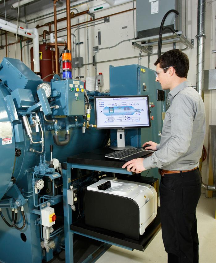 Destructive and non-destructive tests can then be performed to analyze the materials and parts manufactured.