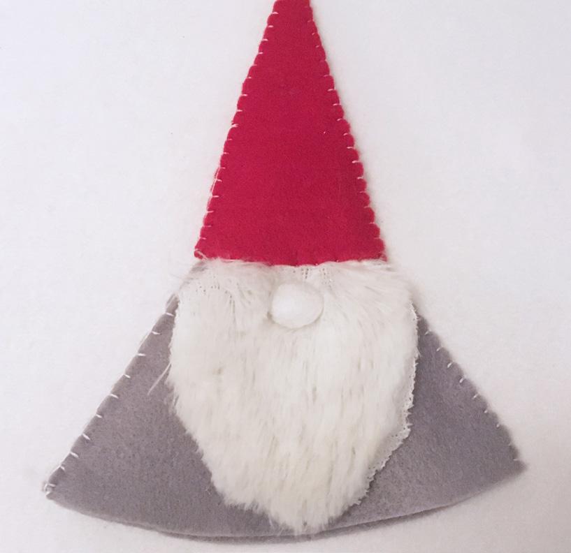 Place the hat on to the top of the gnome s body and position over the