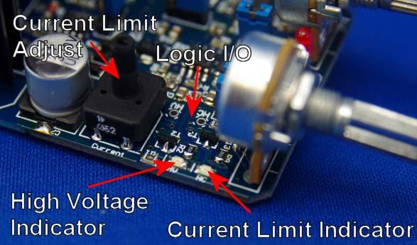Active Voltage and Current Limiting The onboard current limiter continuously measures the current flowing through the output.