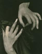 Georgia O Keefe hands, her hands had been admired all her life Stieglitz photographs hands; one with skull and one with a thimble Hands