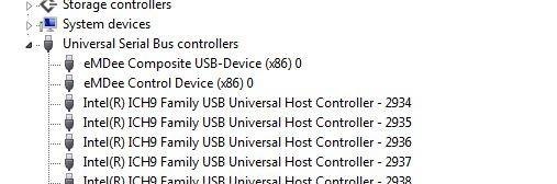 Your Device Manager should list two drivers as shown below: 8.