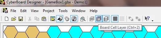 not visible in this layer) and I then selected the Tile Palette option on the toolbar.