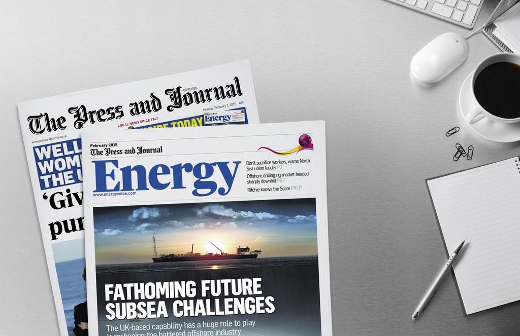 The P&J Platform Energy is an award-winning supplement featured within the P&J, offering unrivalled independent coverage of the UK and the international energy industry Published on the first Monday