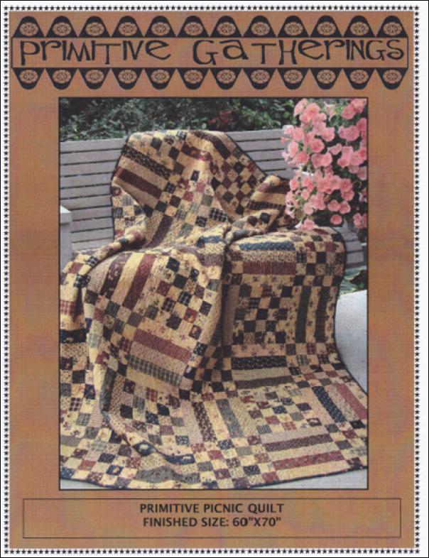 ! Dates: Wed. Jan 25, 2012 at 6:00 pm Primitive Picnic Quilt Great Beginner Quilt!!! This quilt can be made with a jelly roll or fat quarters.