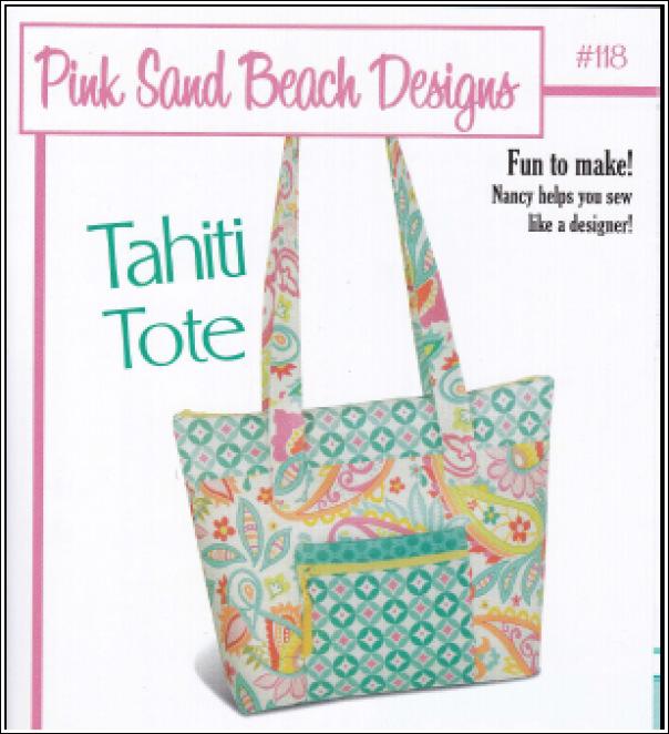 The pattern has directions for two sizes. Make the small one for fun or the larger tote for bigger jobs. It has a secure center zippered pocket to keep your important things safe.