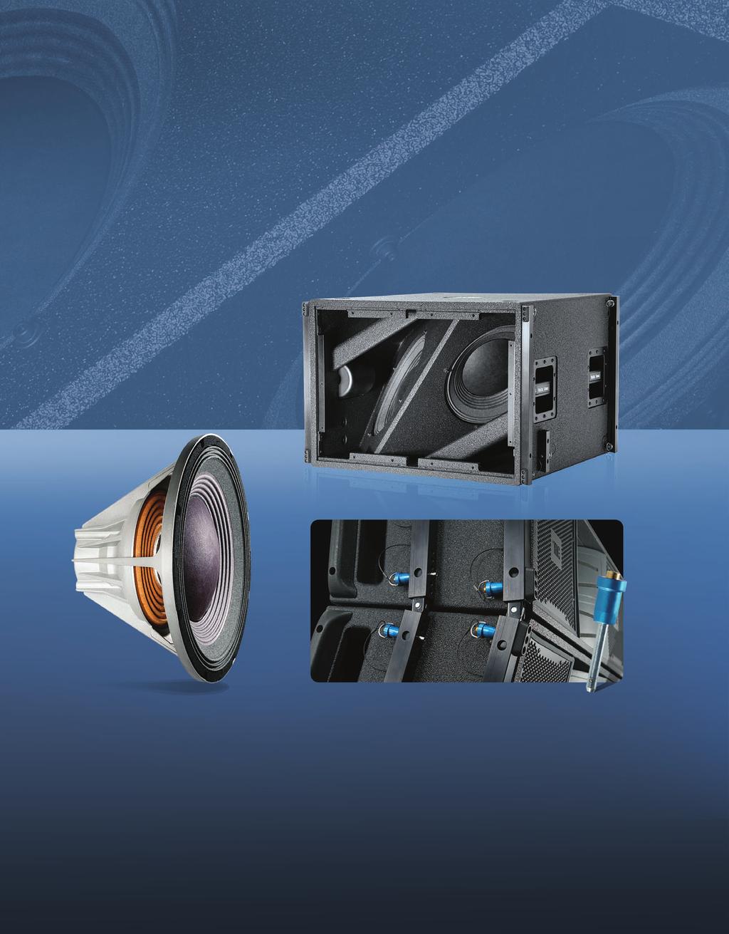 CARDIOID-ARRAYABLE SUBWOOFER The VT4883 can be readily integrated into arrays of full-range VT4886 line array elements.
