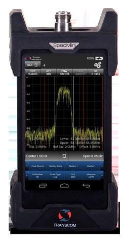 SpecMini Handheld Spectrum Analyzer Overview SpecMini is the first Android hand-held spectrum analyzer.