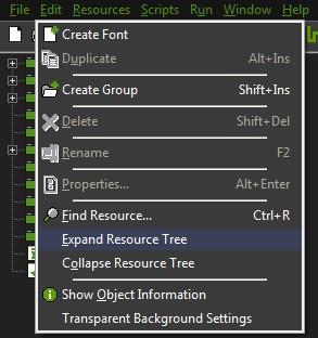 This is the Resource Tree: It shows all of the resources that have been created in a Game Maker project, and automatically stores resources of like types in the appropriate folder.