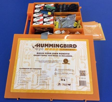 Digital devices Hummingbird Duo Kit Create and program robots built from electronic