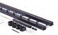 SERIES 100 Rail Kit Breadloaf Top Rail Bottom Rail Top and Bottom Mounting Brackets Support Block Material Mounting Hardware Infill Options 3/4 Round or Square Baluster Cut to Length for 36 or 42