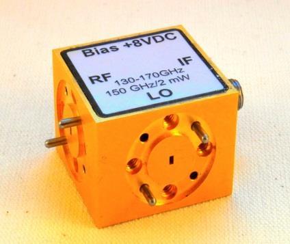Mixers - Fundamental Balanced Mixers VTBM-06; Conversion Loss Frequency coverage: 25 >170 GHz No tuning required Wide IF bandwidths Lowest conversion Loss Low LO power biased versions Frequency (GHz)