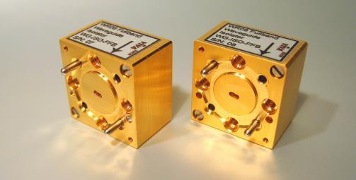 Isolators - Full Waveguide Band Typical 90-140 GHz Full-Band Performance Full band coverage Compact Lowest insertion loss in industry Low VSWR High isolation Available up to 220 GHz WGISO-VFB