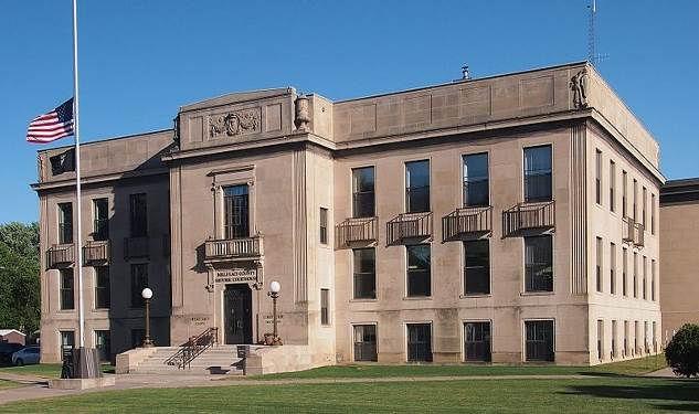 Mille Lacs County Courthouse Milaca, Minnesota.