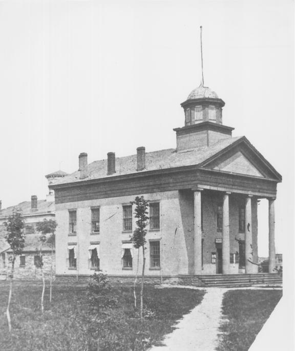 Court House in St. Paul (ca. 1860s). 4th Street & Wabasha Street.
