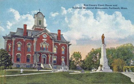 Rice County Court House and Soldiers Memorial Monument